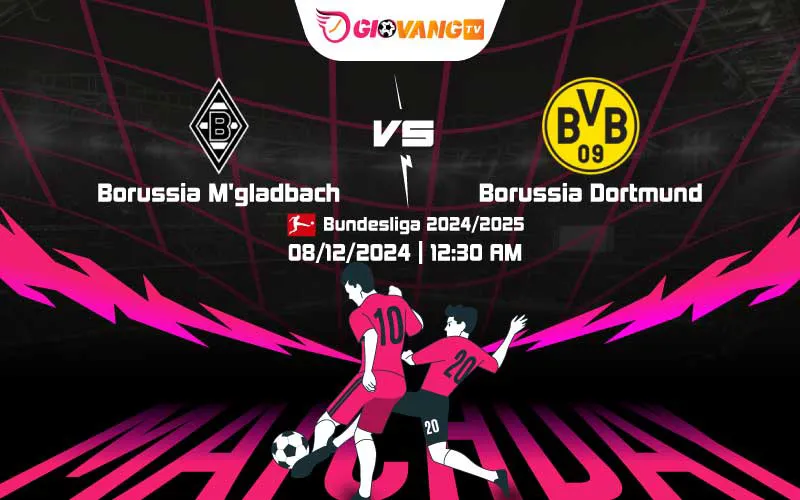 Soi kèo Monchengladbach vs Dortmund 00h30 ngày 08/12/2024