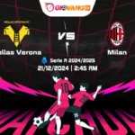 Soi kèo Verona vs AC Milan 02h45 ngày 21/12/2024